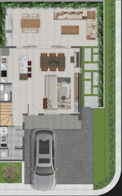 Floor plan of the standard type house - 1st floor