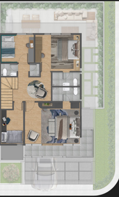 Floor plan of the standard type house - 2nd floor